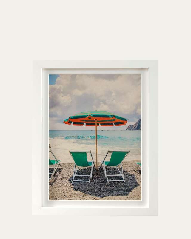 "The Umbrella Cinque Terre" Mini Giclee Print